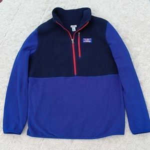 L.L. Bean women's Pullover Fleece with Zipper